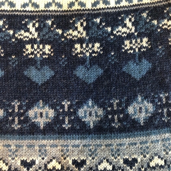 VINTAGE BRAND NEW Sweater Vest WOMEN'S 10 Blue Coastal Grandma Made in USA KNIT - Picture 9 of 10